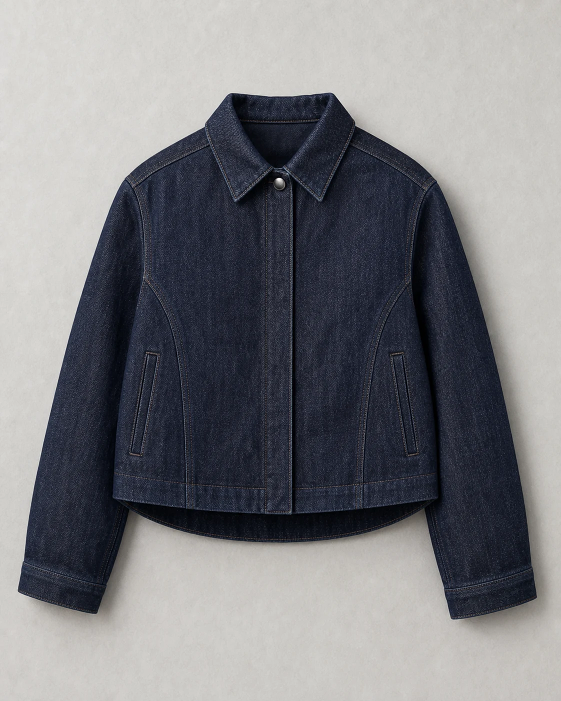 Denim casual outfit reference for AI outfit change
